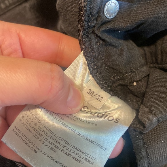 ACNE STUDIOS High Rise Row Straight Vintage Jeans - Picture 6 of 7